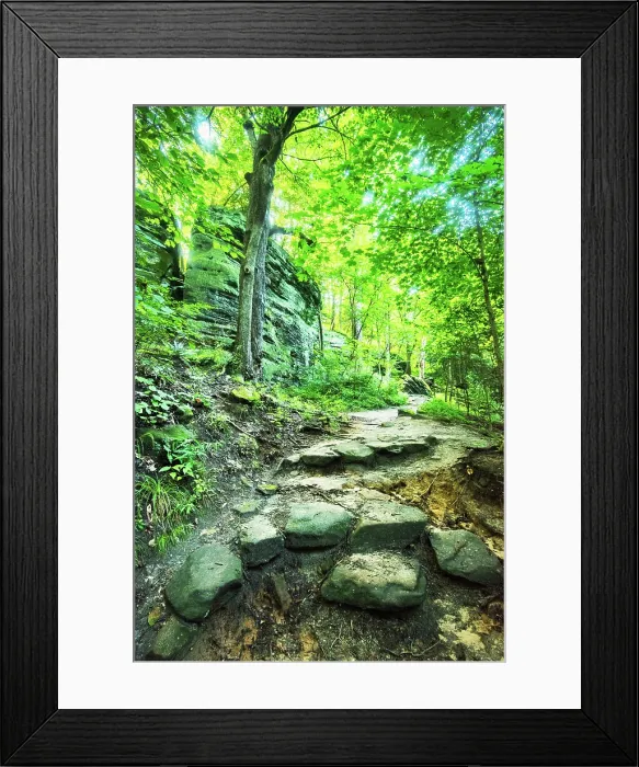Framed Print : USA, Akron, Ohio, The Ledges Is A Trail Of Ancient Towering Rock Formations And Sandstone Cliffs, Cuyahoga Valley National Park Framed Print : USA, Akron, Ohio, The Ledges Is A Trail Of Ancient Towering Rock Formations And Sandstone Cliffs, Cuyahoga Valley National Park