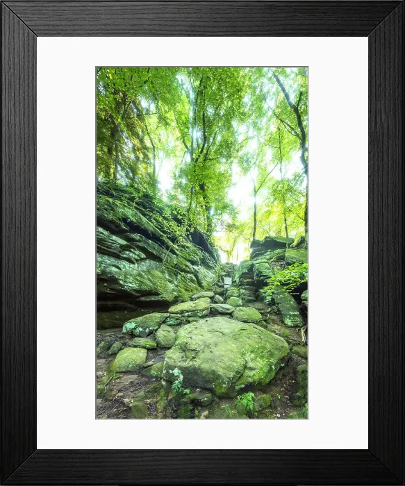 Framed Print : USA, Akron, Ohio, The Ledges Is A Trail Of Ancient Towering Rock Formations And Sandstone Cliffs, Cuyahoga Valley National Park Framed Print : USA, Akron, Ohio, The Ledges Is A Trail Of Ancient Towering Rock Formations And Sandstone Cliffs, Cuyahoga Valley National Park