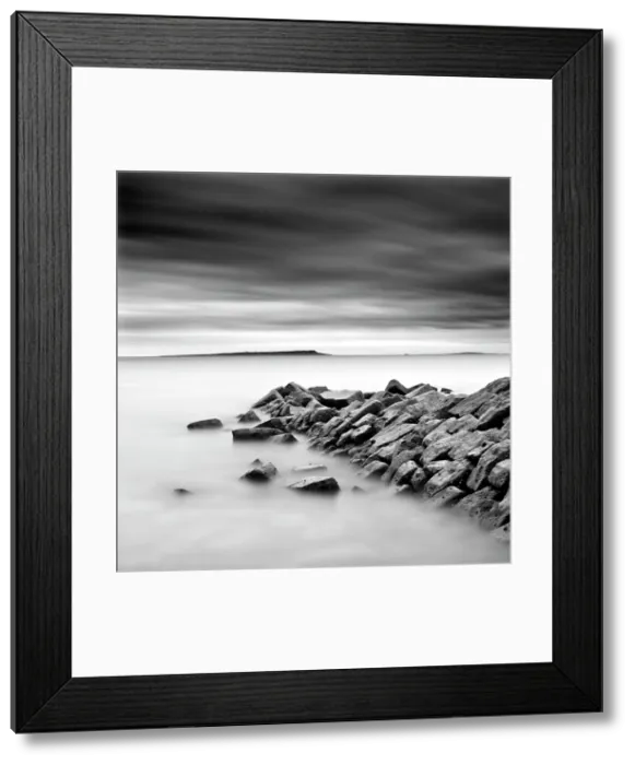 Framed Print : Long exposure image, Kimmeridge Bay, Dorset, England Framed Print : Long exposure image, Kimmeridge Bay, Dorset, England