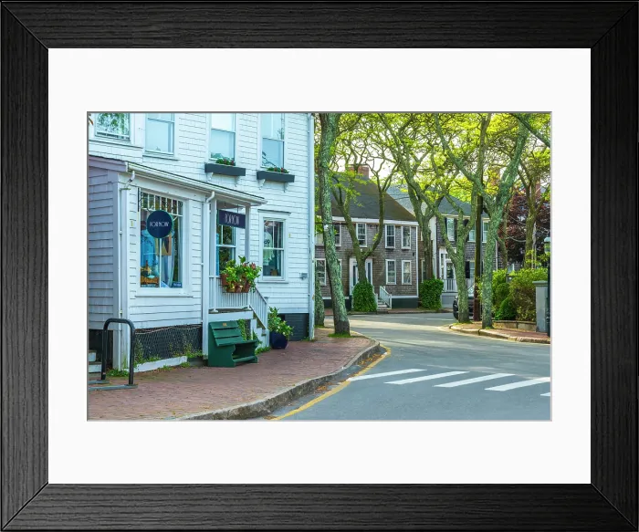 Framed Print : USA, Massachusetts, Nantucket, Nantucket Town, Centre Street Framed Print : USA, Massachusetts, Nantucket, Nantucket Town, Centre Street