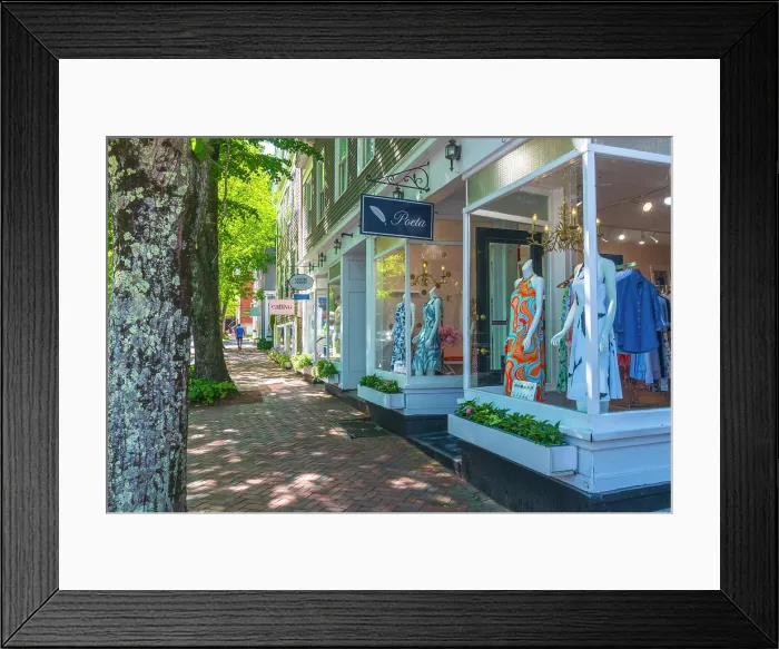 Framed Print : USA, Massachusetts, Nantucket, Nantucket Town, Centre Street Framed Print : USA, Massachusetts, Nantucket, Nantucket Town, Centre Street