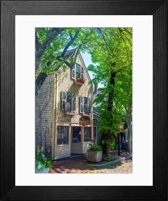 Framed Print : USA, Massachusetts, Nantucket, Nantucket Town, Centre Street