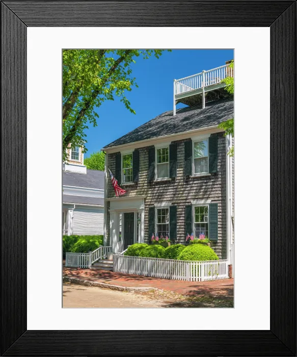 Framed Print : USA, Massachusetts, Nantucket, Nantucket Town, Upper Main Street Framed Print : USA, Massachusetts, Nantucket, Nantucket Town, Upper Main Street