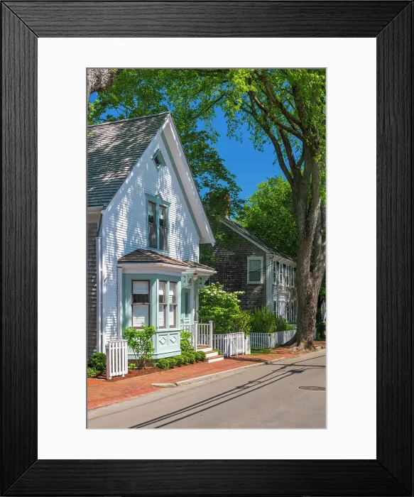 Framed Print : USA, Massachusetts, Nantucket, Nantucket Town, Milk Street Framed Print : USA, Massachusetts, Nantucket, Nantucket Town, Milk Street