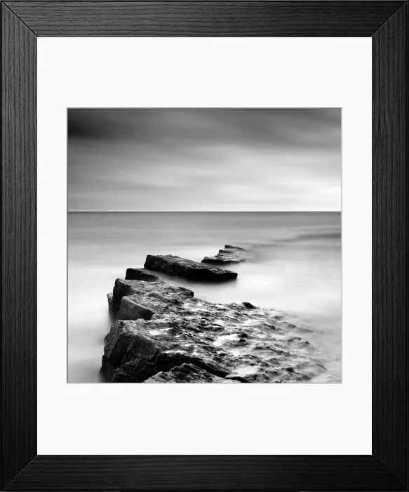 Framed Print : Long exposure image, Ebb's Nook, Beadnell, Northumberland, England Framed Print : Long exposure image, Ebb's Nook, Beadnell, Northumberland, England