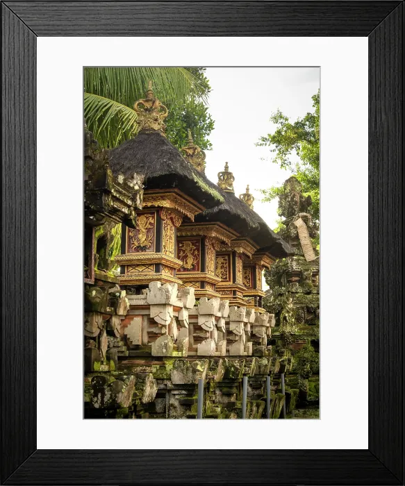 Framed Print : Balinese Hindu temple in Ubud, Bali, Indonesia Framed Print : Balinese Hindu temple in Ubud, Bali, Indonesia