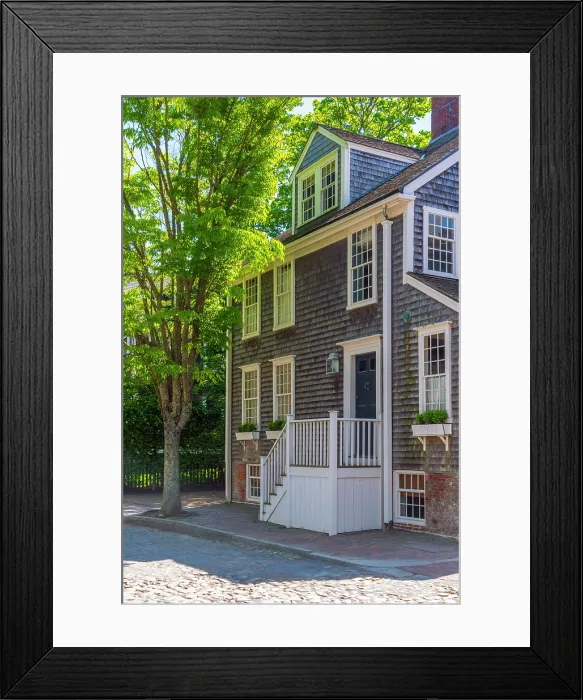 Framed Print : USA, Massachusetts, Nantucket, Nantucket Town, Main Street Framed Print : USA, Massachusetts, Nantucket, Nantucket Town, Main Street