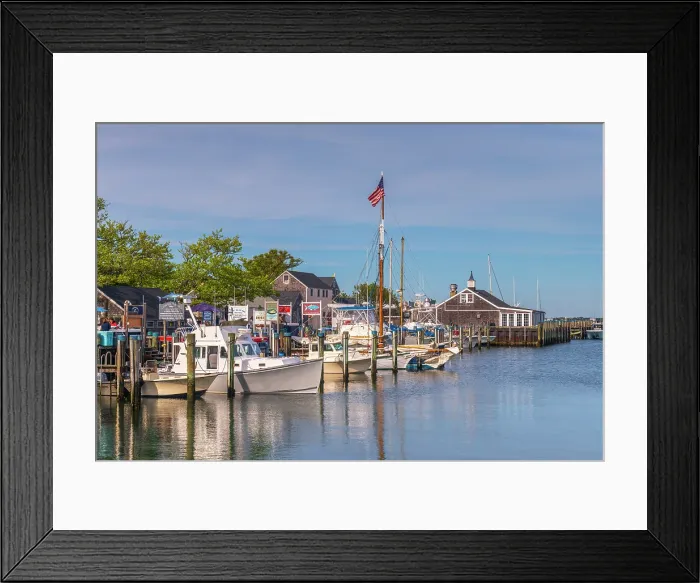 Framed Print : USA, Massachusetts, Nantucket, Nantucket Town, Straight Wharf Framed Print : USA, Massachusetts, Nantucket, Nantucket Town, Straight Wharf