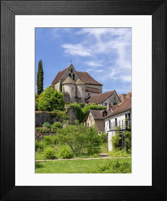 Framed Print : Creysse village, Lot, Occitanie, France Framed Print : Creysse village, Lot, Occitanie, France
