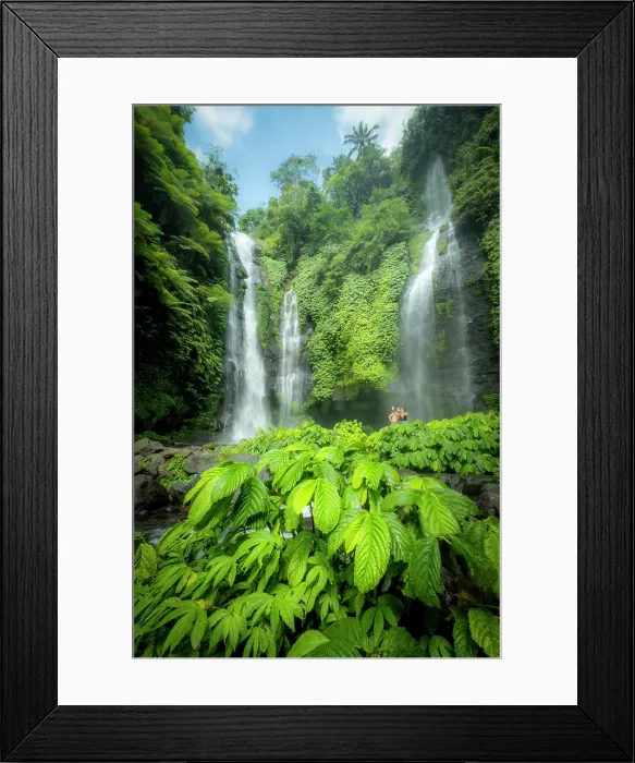 Framed Print : Sekumpul waterfall, Bali, Indonesia Framed Print : Sekumpul waterfall, Bali, Indonesia
