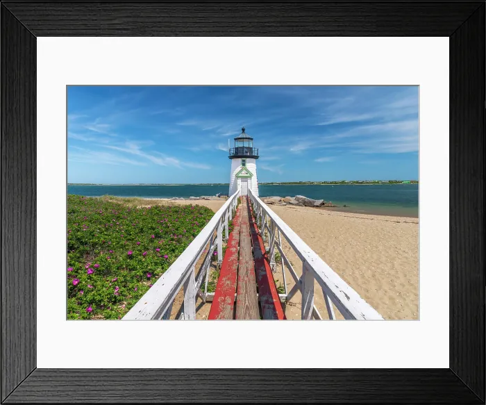 Framed Print : USA, Massachusetts, Nantucket, Nantucket Town, Brant Point, Brant Point Lighthouse Framed Print : USA, Massachusetts, Nantucket, Nantucket Town, Brant Point, Brant Point Lighthouse