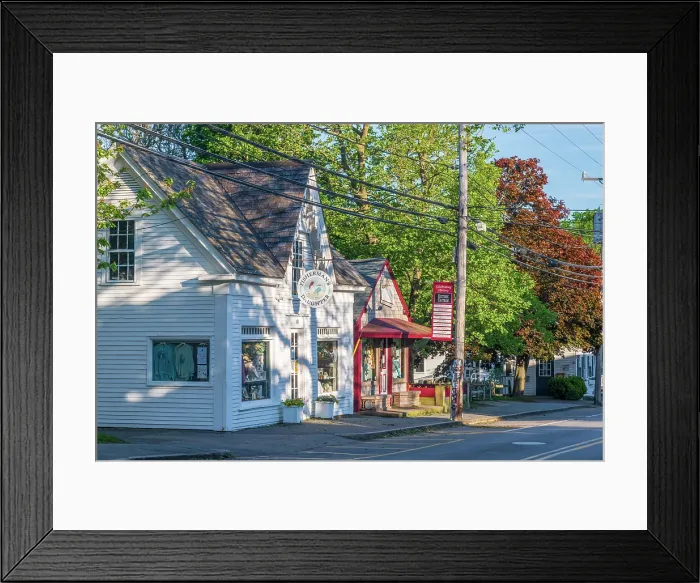 Framed Print : USA, Massachusetts, Cape Cod, Lower Cape, Chatham, Main Street Framed Print : USA, Massachusetts, Cape Cod, Lower Cape, Chatham, Main Street