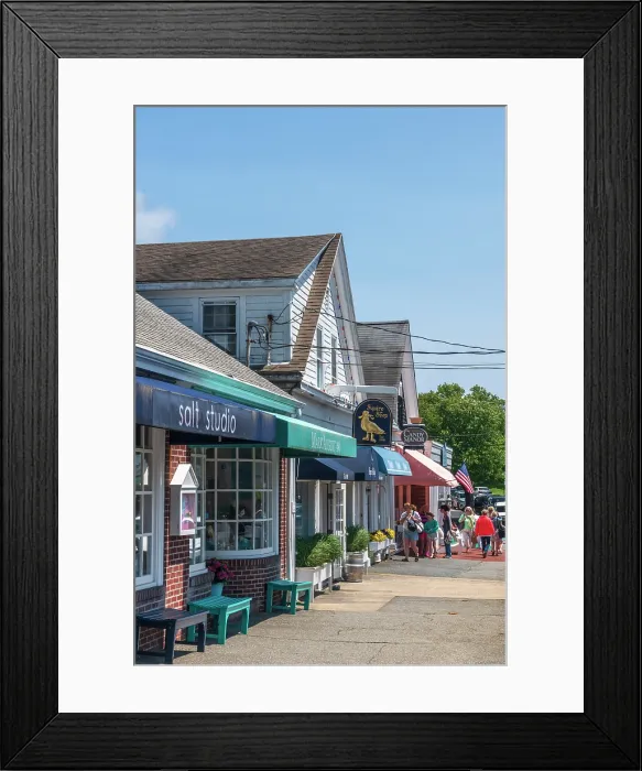 Framed Print : USA, Massachusetts, Cape Cod, Lower Cape, Chatham, Main Street Framed Print : USA, Massachusetts, Cape Cod, Lower Cape, Chatham, Main Street