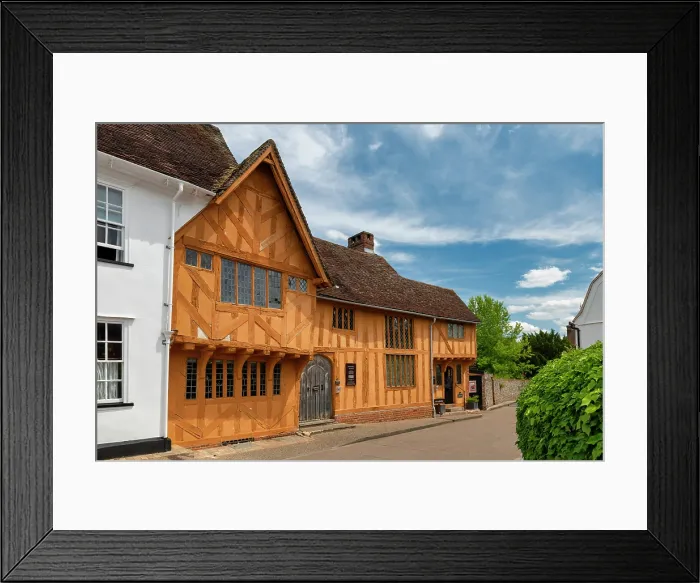 Framed Print : Little Hall, Lavenham, Suffolk, England