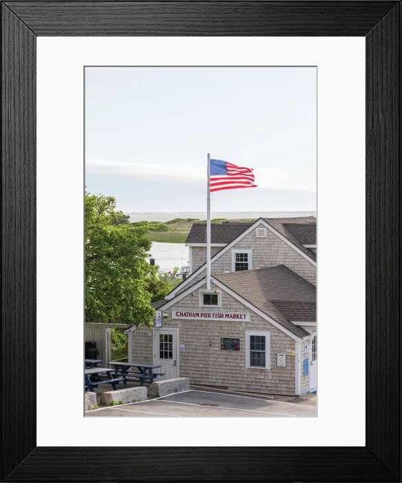 Framed Print : USA, Massachusetts, Cape Cod, Lower Cape, Chatham, Chatham Pier Fish Market Framed Print : USA, Massachusetts, Cape Cod, Lower Cape, Chatham, Chatham Pier Fish Market