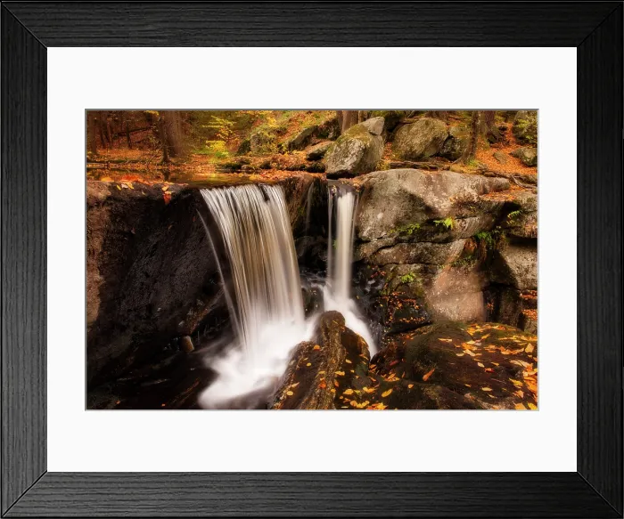 Framed Print : Waterfall at Enders Falls State Park, Granby, Connecticut, USA Framed Print : Waterfall at Enders Falls State Park, Granby, Connecticut, USA