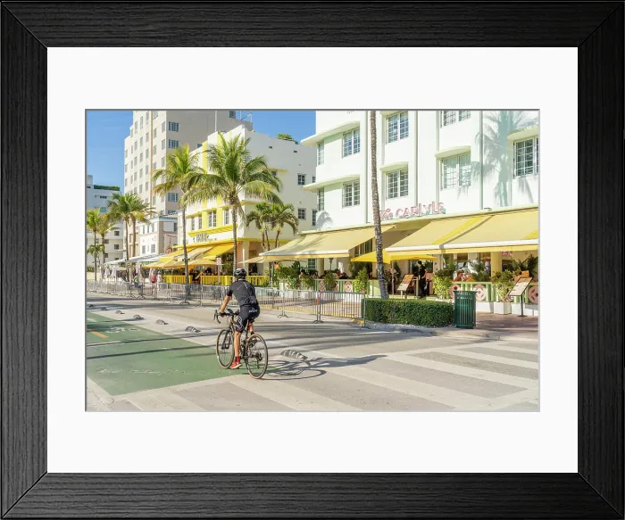 Framed Print : Ocean Drive, South Beach, Miami, Florida, USA