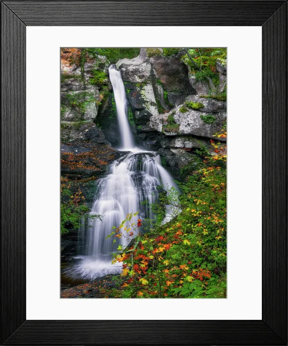 Framed Print : Waterfall at Kent Falls State Park in autumn, Kent, Connecticut, USA Framed Print : Waterfall at Kent Falls State Park in autumn, Kent, Connecticut, USA