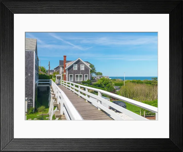 Framed Print : USA, Massachusetts, Nantucket, Siasconset ('sconset) Village Framed Print : USA, Massachusetts, Nantucket, Siasconset ('sconset) Village