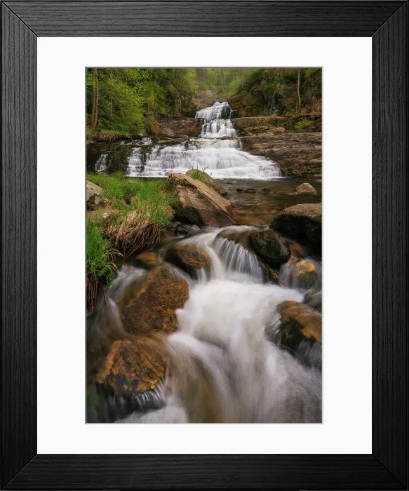 Framed Print : Waterfall at Kent Falls State Park in autumn, Kent, Connecticut, USA Framed Print : Waterfall at Kent Falls State Park in autumn, Kent, Connecticut, USA