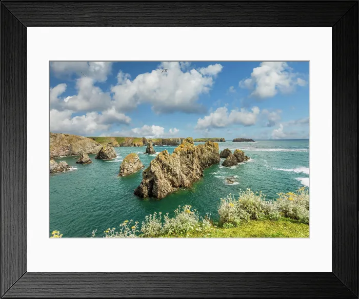 Framed Print : Coast at the Port de Goulphar near Bangor, Belle-Ile-en-Mer, Morbihan, Brittany, France Framed Print : Coast at the Port de Goulphar near Bangor, Belle-Ile-en-Mer, Morbihan, Brittany, France