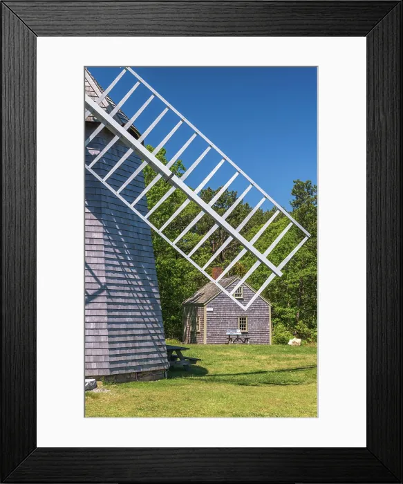 Framed Print : USA, Massachusetts, Cape Cod, Lower Cape, Brewster, Windmill Village, Higgins Farm Windmill Framed Print : USA, Massachusetts, Cape Cod, Lower Cape, Brewster, Windmill Village, Higgins Farm Windmill