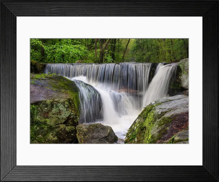 Framed Print : Waterfall at Enders Falls State Park, Granby, Connecticut, USA Framed Print : Waterfall at Enders Falls State Park, Granby, Connecticut, USA