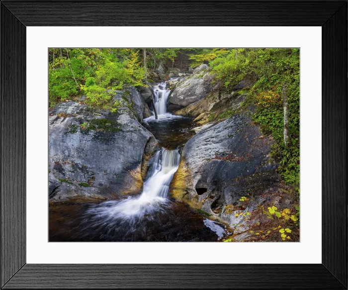 Framed Print : Waterfall at Kent Falls State Park in autumn, Kent, Connecticut, USA Framed Print : Waterfall at Kent Falls State Park in autumn, Kent, Connecticut, USA