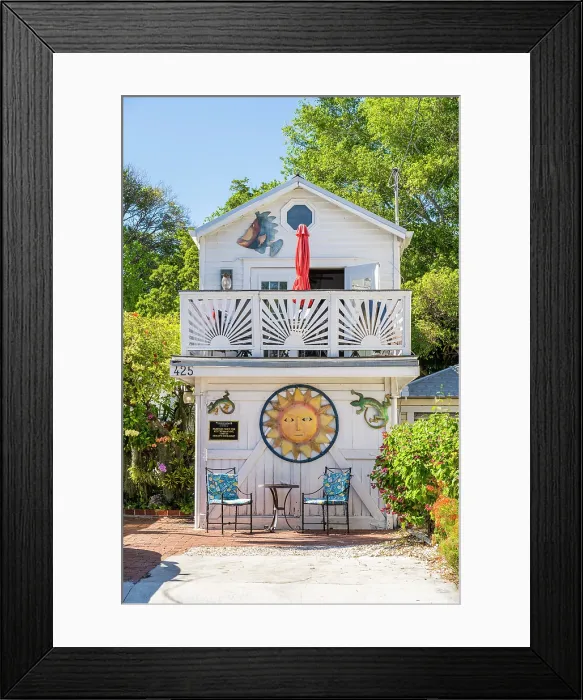 Framed Print : Wooden facade, Key West, Florida Keys, Florida, USA Framed Print : Wooden facade, Key West, Florida Keys, Florida, USA