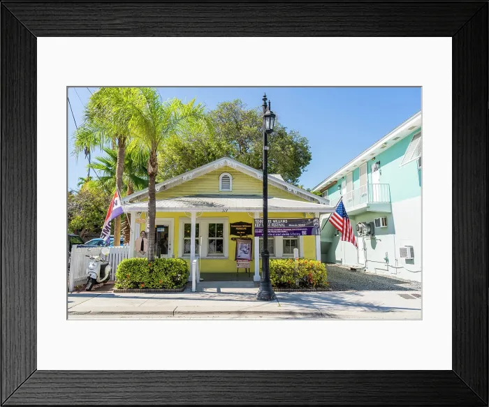 Framed Print : Colourful facade, Key West, Florida Keys, Florida, USA Framed Print : Colourful facade, Key West, Florida Keys, Florida, USA