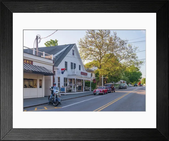 Framed Print : USA, Massachusetts, Cape Cod, Lower Cape, Chatham, Main Street Framed Print : USA, Massachusetts, Cape Cod, Lower Cape, Chatham, Main Street
