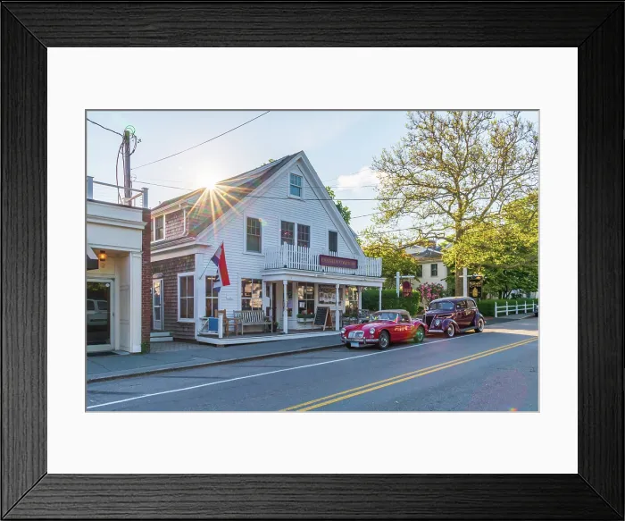 Framed Print : USA, Massachusetts, Cape Cod, Lower Cape, Chatham, Main Street Framed Print : USA, Massachusetts, Cape Cod, Lower Cape, Chatham, Main Street