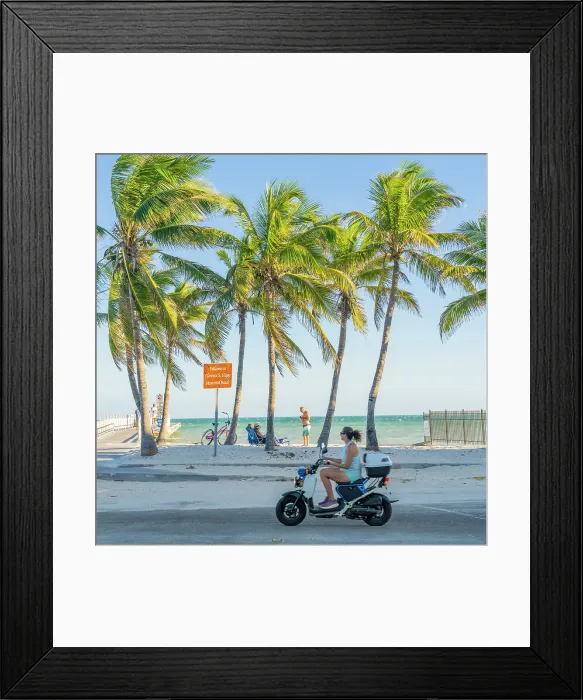 Framed Print : Higgs Beach, Key West, Florida, USA Framed Print : Higgs Beach, Key West, Florida, USA