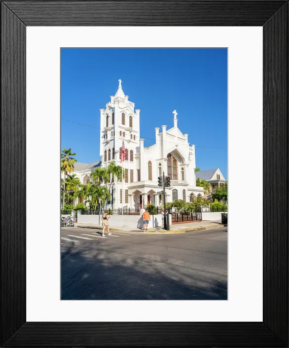 Framed Print : St Pauls Episcopal Church, , Key West, Florida Keys, Florida, USA Framed Print : St Pauls Episcopal Church, , Key West, Florida Keys, Florida, USA