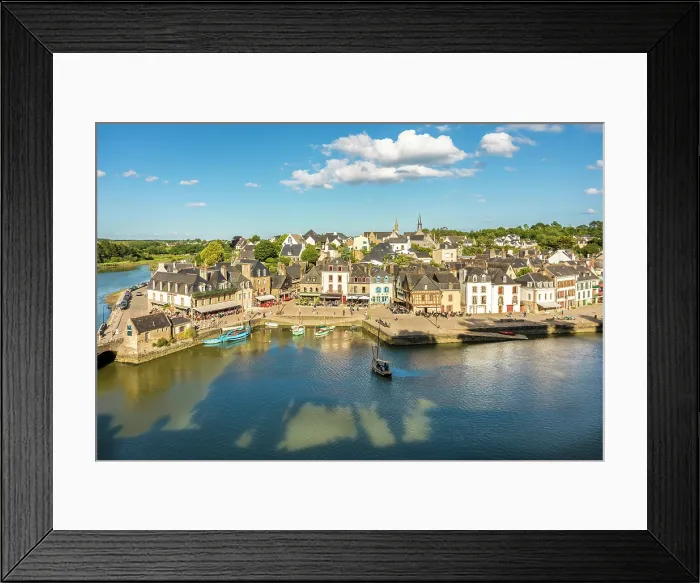Framed Print : The port of Port Saint-Goustan, Auray, Morbihan, Brittany, France Framed Print : The port of Port Saint-Goustan, Auray, Morbihan, Brittany, France