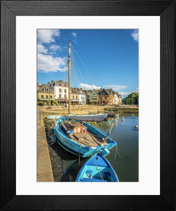Framed Print : The port of Port Saint-Goustan, Auray, Morbihan, Brittany, France Framed Print : The port of Port Saint-Goustan, Auray, Morbihan, Brittany, France