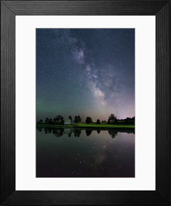 Framed Print : Milky Way over Salt Pond with reflection on Cape Cod, Eastham, Massachusetts, USA Framed Print : Milky Way over Salt Pond with reflection on Cape Cod, Eastham, Massachusetts, USA