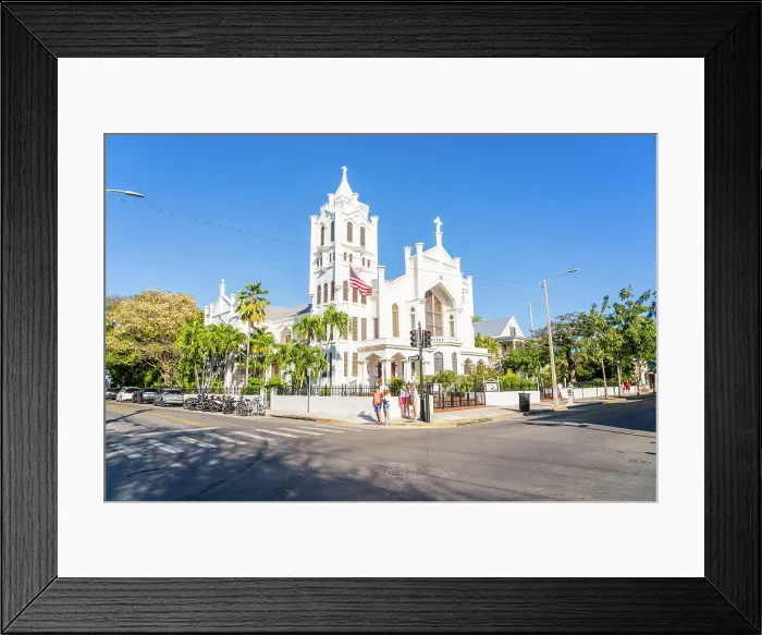Framed Print : St Pauls Episcopal Church, , Key West, Florida Keys, Florida, USA Framed Print : St Pauls Episcopal Church, , Key West, Florida Keys, Florida, USA
