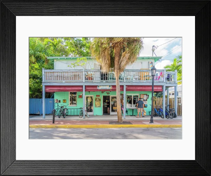 Framed Print : Colourful store front, Key West, Florida, USA Framed Print : Colourful store front, Key West, Florida, USA