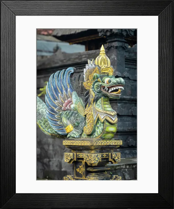 Framed Print : Dragon statue, Pura Tanah Lot Temple, Bali, Indonesia Framed Print : Dragon statue, Pura Tanah Lot Temple, Bali, Indonesia