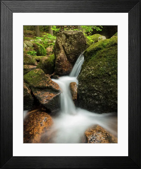 Framed Print : Cascade on Jordan Pond Stream, Acadia National Park, Maine, USA Framed Print : Cascade on Jordan Pond Stream, Acadia National Park, Maine, USA