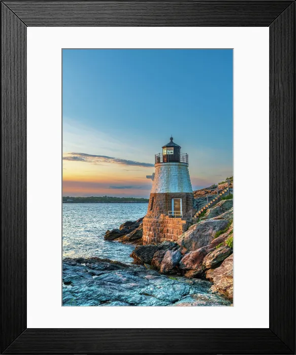 Framed Print : USA, Rhode Island, Newport, Castle Hill Lighthouse Framed Print : USA, Rhode Island, Newport, Castle Hill Lighthouse