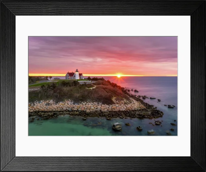 Framed Print : Sunrise at Nobska Lighthouse, Cape Cod, Falmouth, Massachusetts, USA Framed Print : Sunrise at Nobska Lighthouse, Cape Cod, Falmouth, Massachusetts, USA