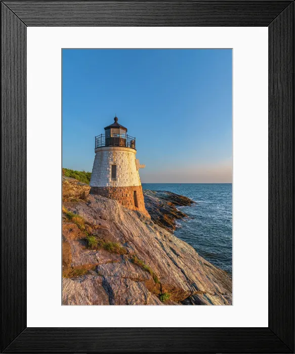 Framed Print : USA, Rhode Island, Newport, Castle Hill Lighthouse Framed Print : USA, Rhode Island, Newport, Castle Hill Lighthouse