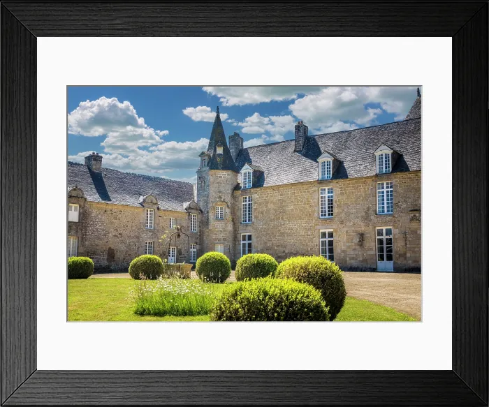 Framed Print : Jardins du Manoir du Colombier, Henon, Cotes-d'Armor, Brittany, France Framed Print : Jardins du Manoir du Colombier, Henon, Cotes-d'Armor, Brittany, France
