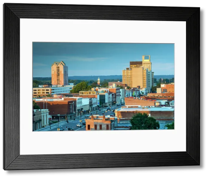 Framed Print : USA, Augusta, Georgia, Downtown, Broad Street, Historic District, National Register Of Historic Places Framed Print : USA, Augusta, Georgia, Downtown, Broad Street, Historic District, National Register Of Historic Places
