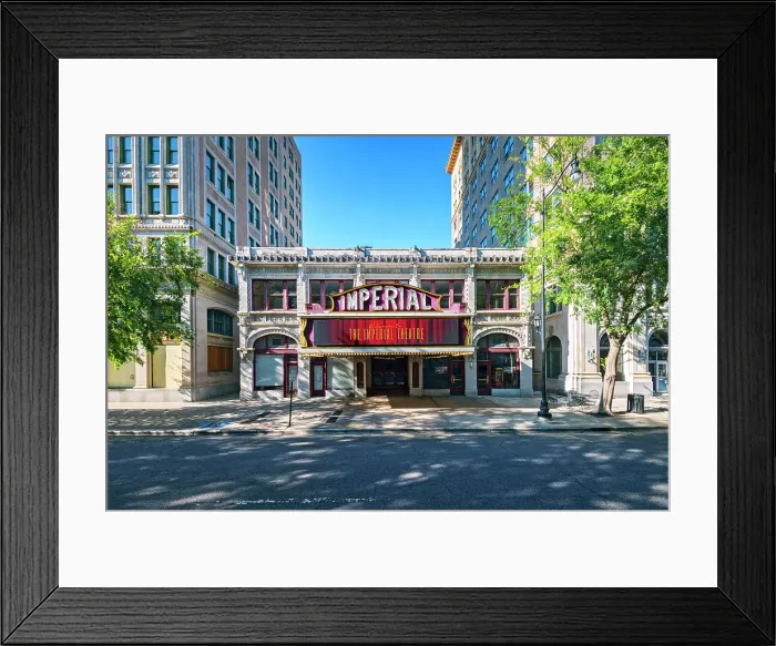 Framed Print : USA, Augusta, Georgia, Downtown, Imperial Theater, Opened In 1918, Broad Street, Historic District, National Register Of Historic Places Framed Print : USA, Augusta, Georgia, Downtown, Imperial Theater, Opened In 1918, Broad Street, Historic District, National Register Of Historic Places