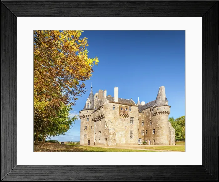 Framed Print : Chateau Kerouzere near Sibiril, Finistere, Brittany, France Framed Print : Chateau Kerouzere near Sibiril, Finistere, Brittany, France