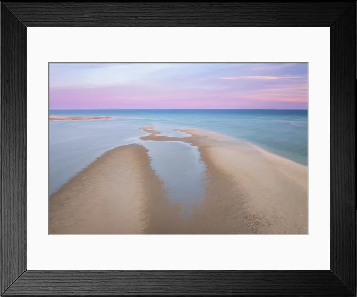 Framed Print : Beach patterns at sunrise, Cape Cod, Paines Creek, Brewster, Massachusetts, USA Framed Print : Beach patterns at sunrise, Cape Cod, Paines Creek, Brewster, Massachusetts, USA