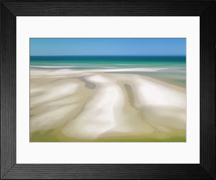 Framed Print : Beach patterns at low tide, Cape Cod, Brewster, Massachusetts, USA Framed Print : Beach patterns at low tide, Cape Cod, Brewster, Massachusetts, USA